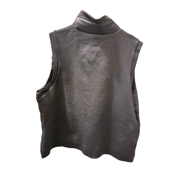 NWT Tahari Women’s‎ 1X Black Quilted Puffer Vest Zip Pockets - Picture 4 of 5